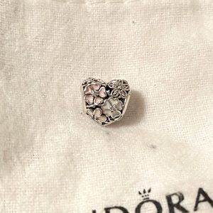 PANDORA Poetic Blooms Enamel Charm *Retired*